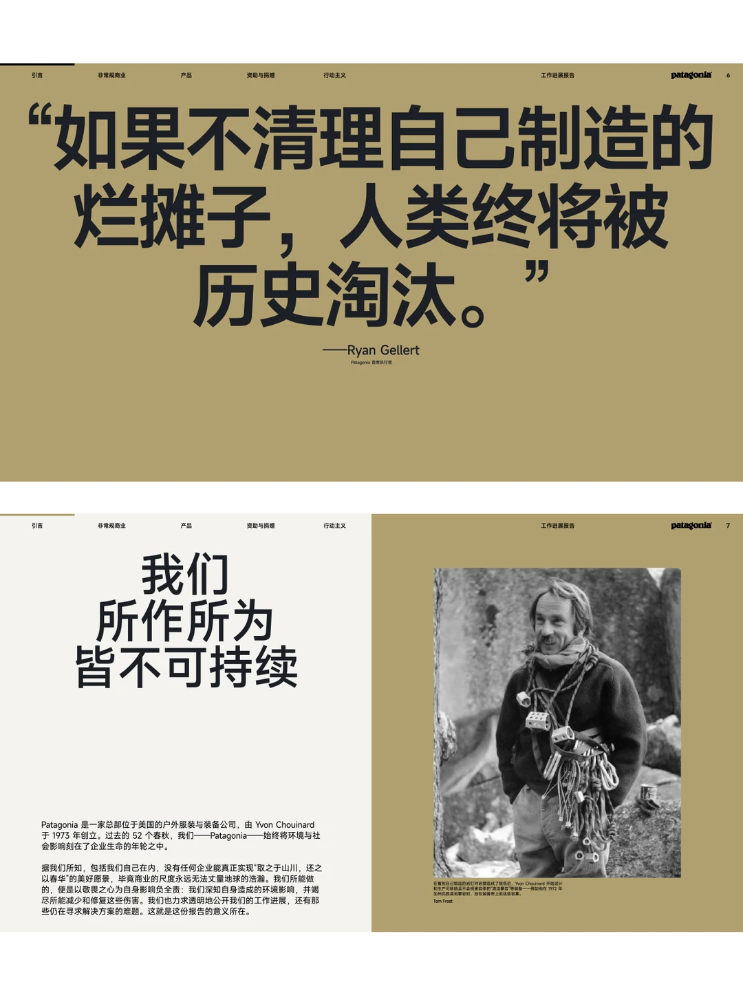 Patagonia发布首份《给地球的报告》