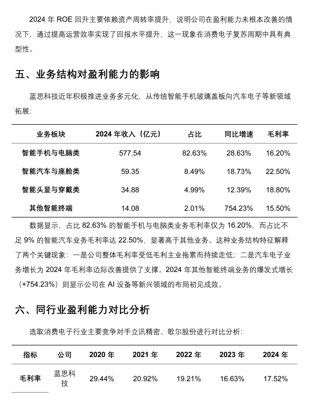 2020-2024蓝思科技财务分析报告！速速👀