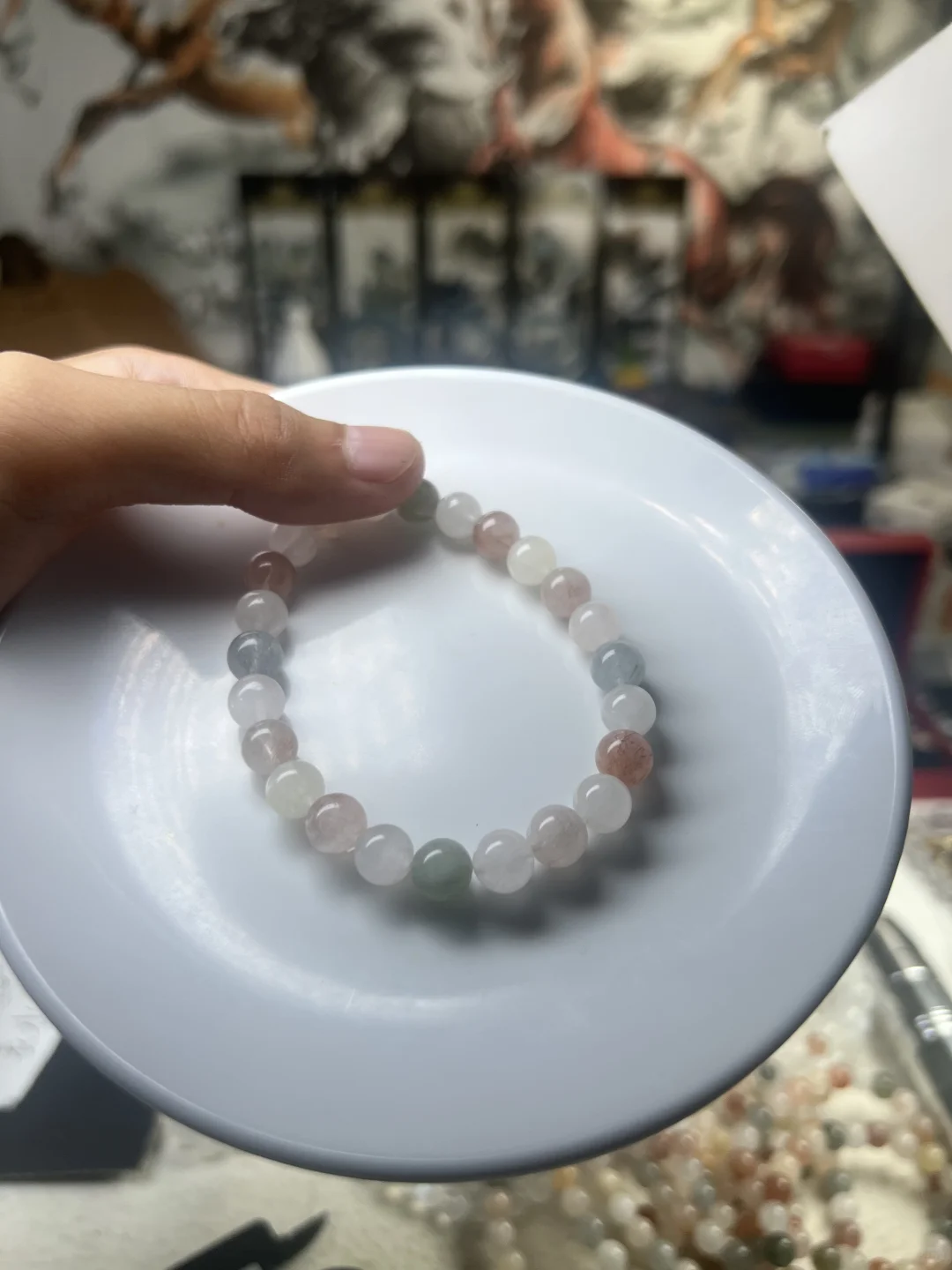 彩兔毛的热度名列前茅啊 让人爱不释手