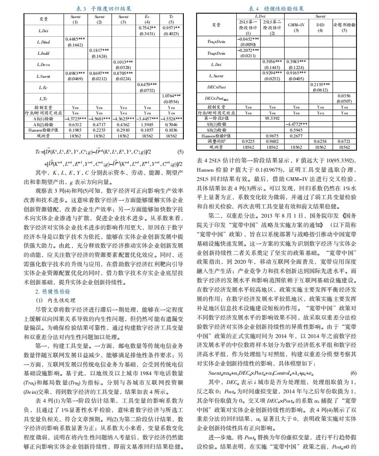 Stata数字经济重磅发现 企业创新持续性提升