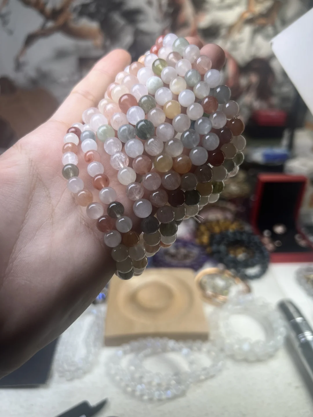 彩兔毛的热度名列前茅啊 让人爱不释手