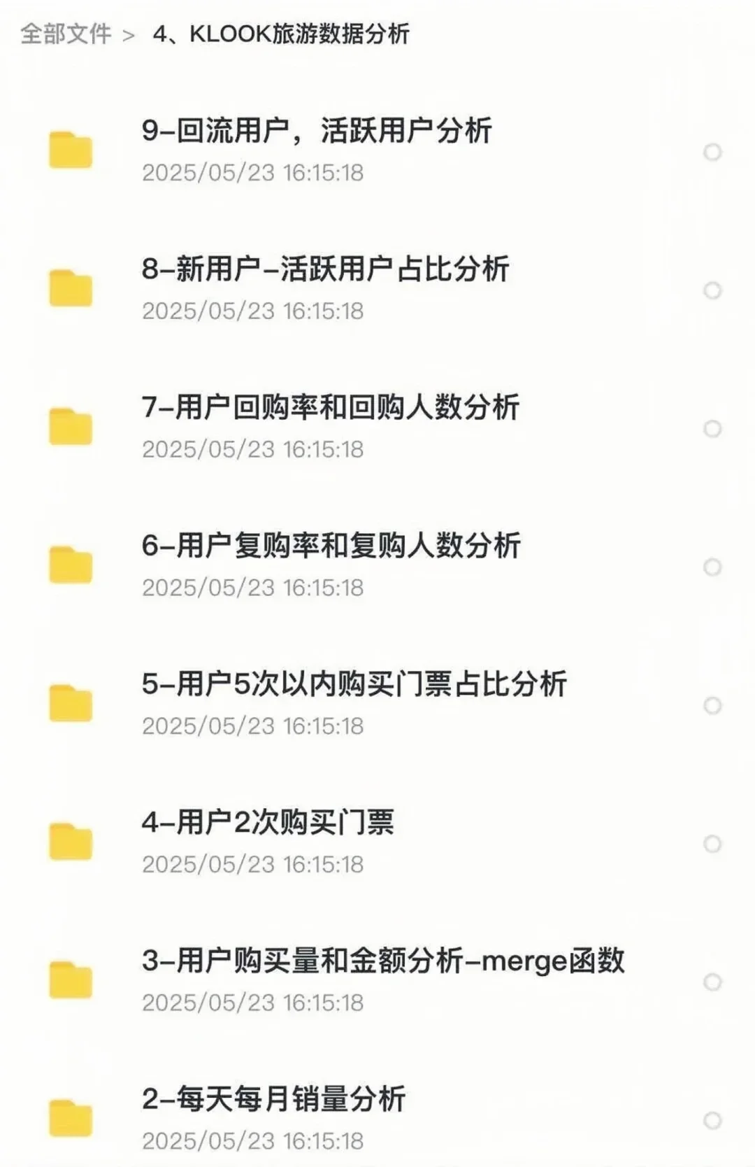 数据分析180个项目集合拿走直接用！