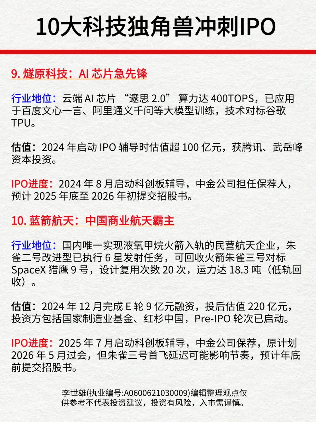 A股彻底炸锅了，10大科技独角兽冲刺IPO