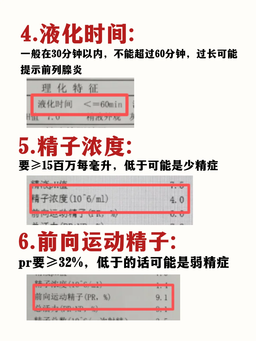 手把手教你看懂精·液报告