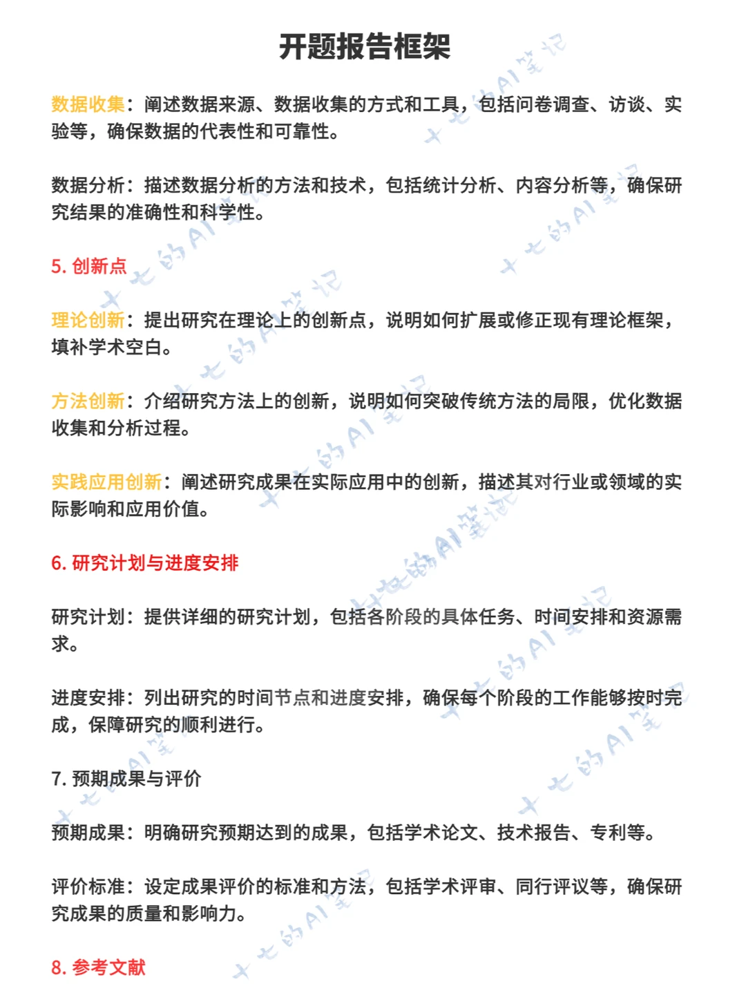 开题报告不会写？就这么抄！！！