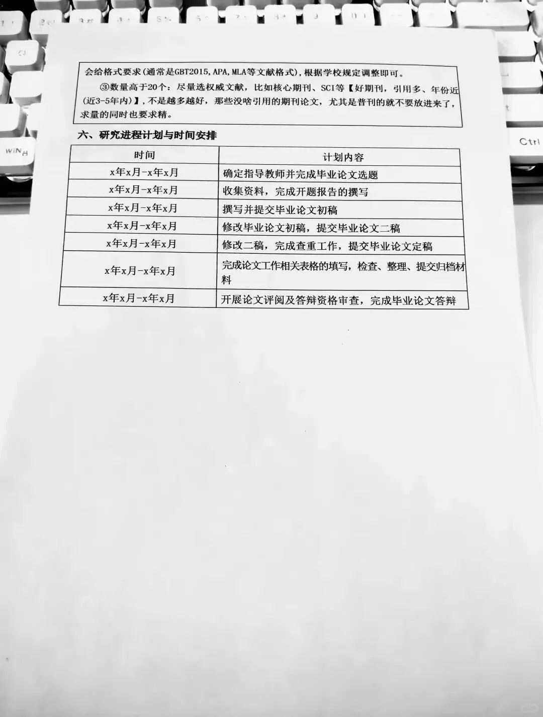 导：这才是我喜欢的开题报告模板！