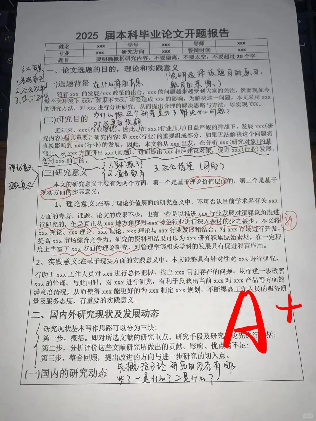 为什么我写完开题报告才看到啊啊啊啊