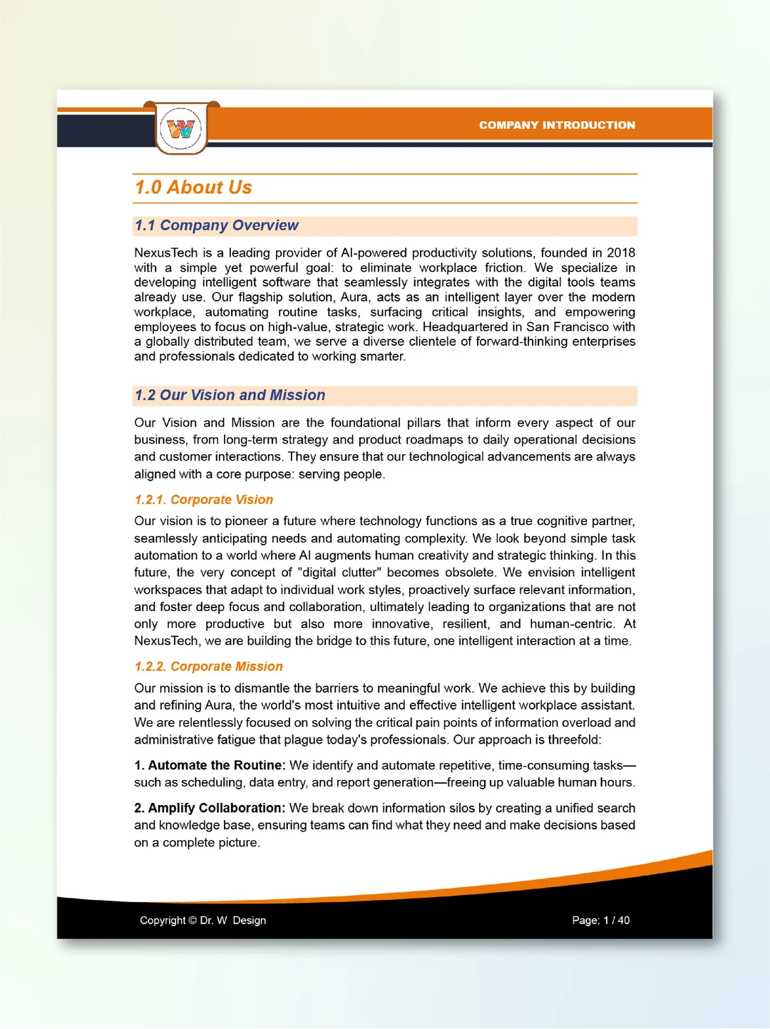 排版分享｜商务文档排版，高级商务感拉满