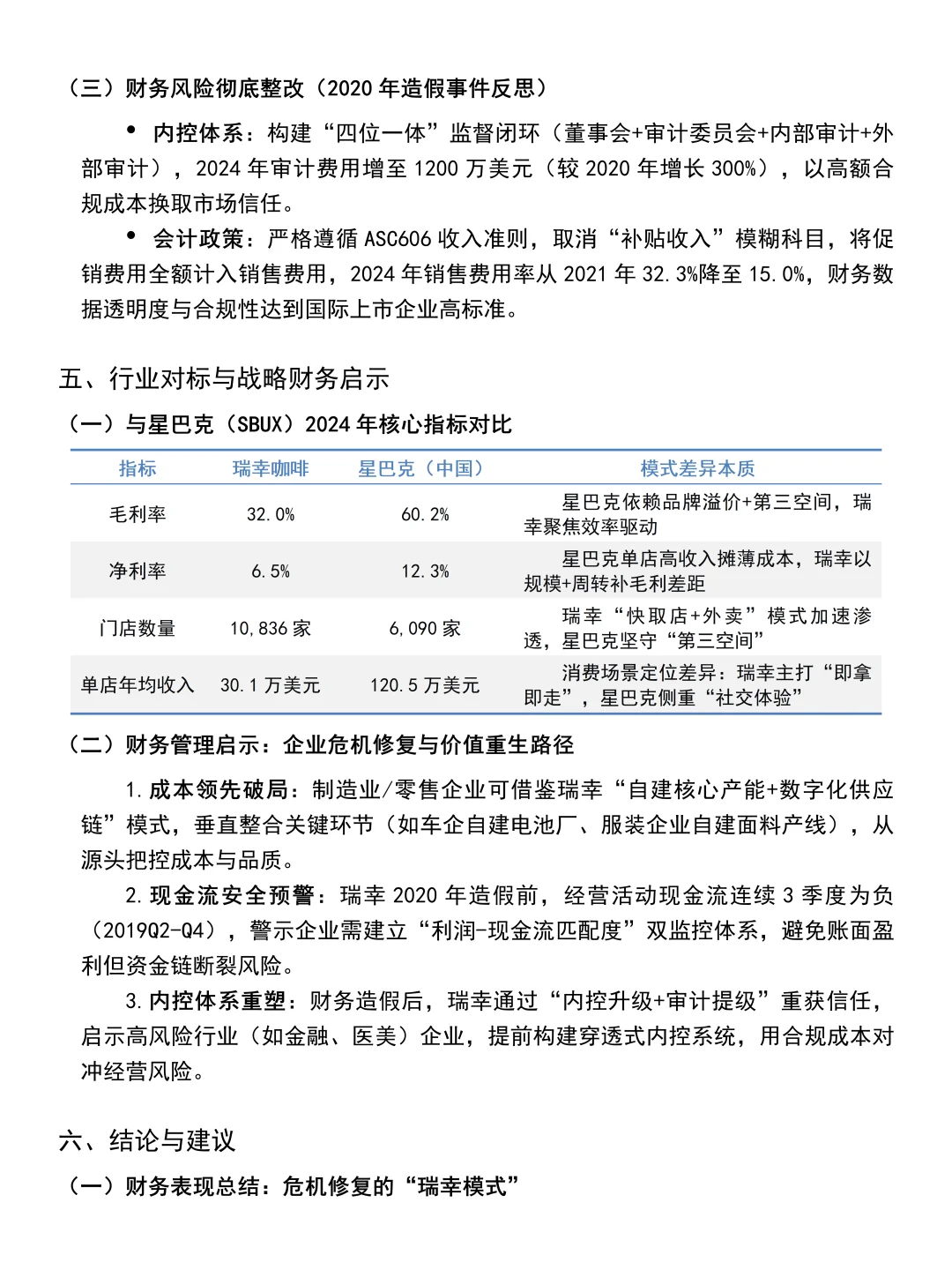 2022-2024年瑞幸咖啡财务分析报告参考😋