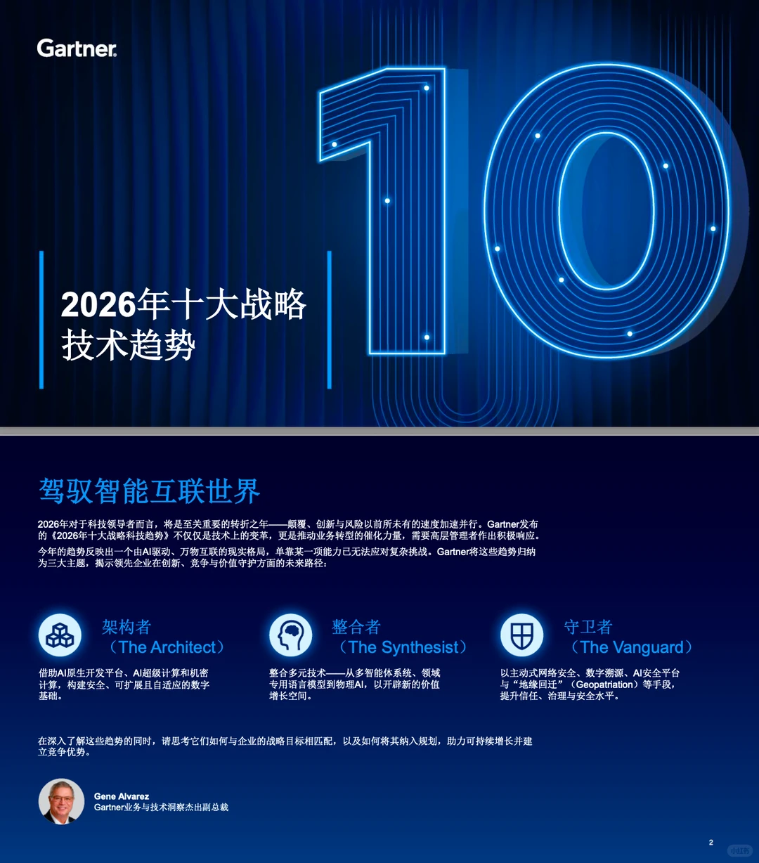 Gartner：2026年十大战略技术趋势