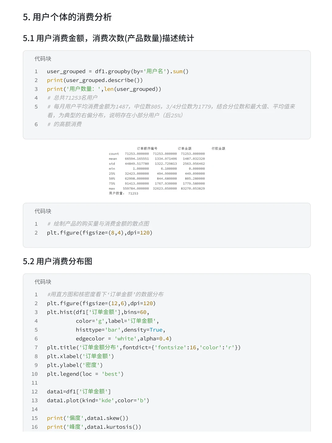 项目拆解：Numpy+Pandas盒马购物用户分析