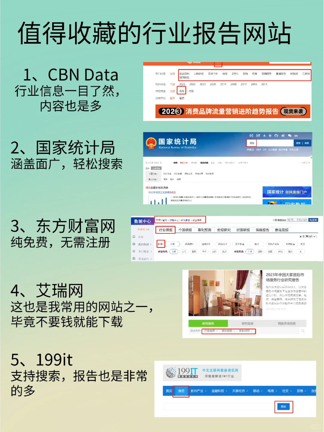 吐血整理，职场人必备的行研报告免费网站！