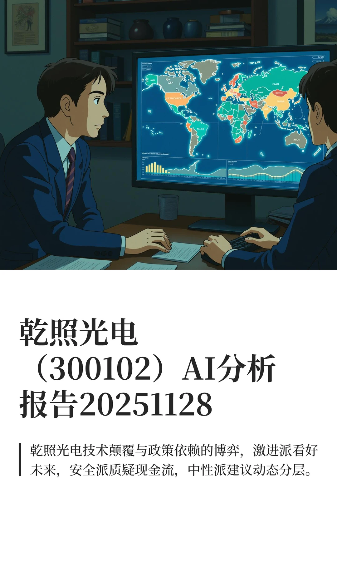 乾照光电（300102）AI分析报告20251128
