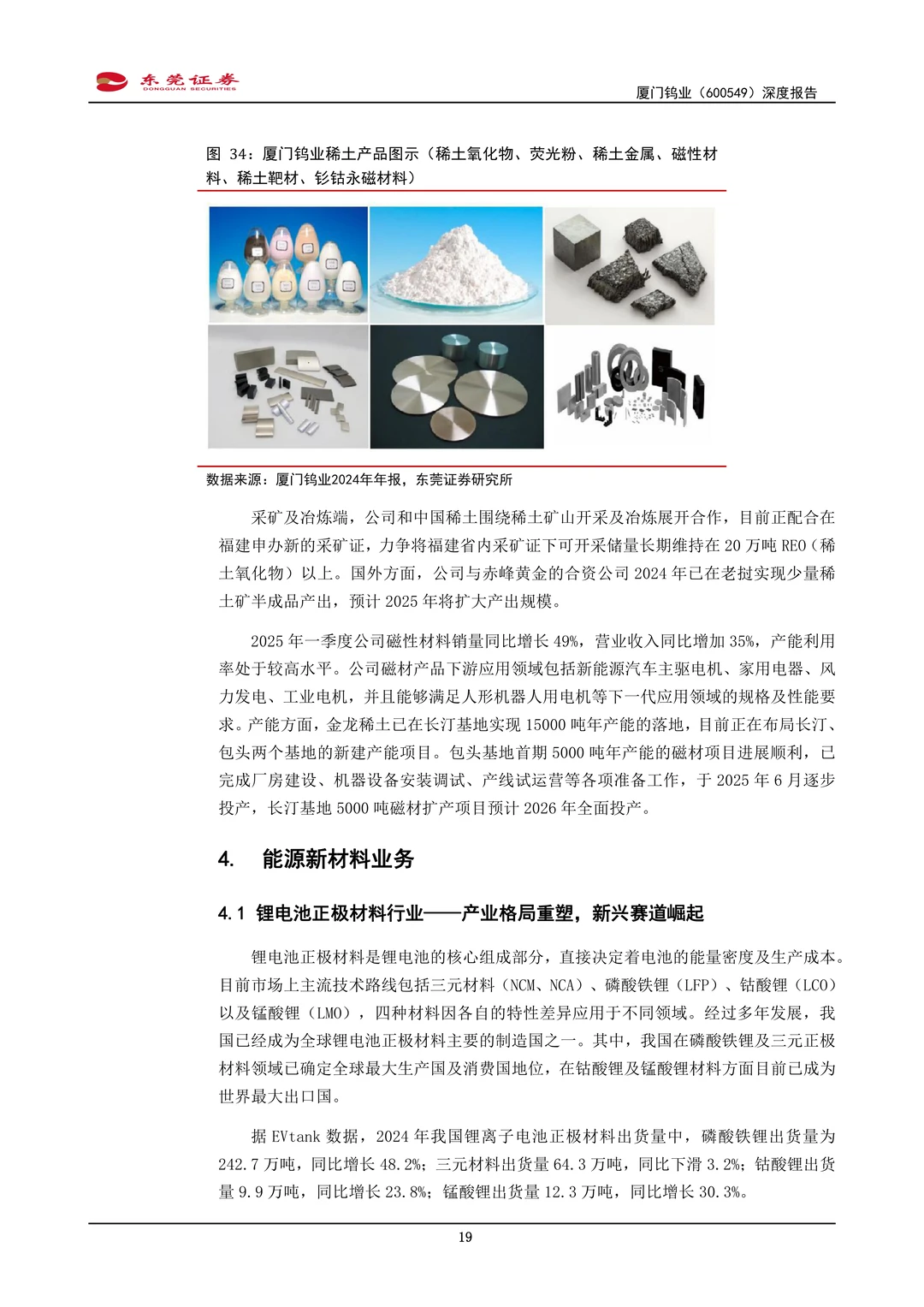 厦门钨业公司研究报告-钨钼栋梁磁材风华