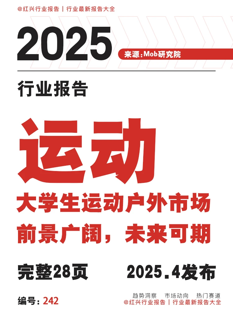 [种草R]大学生运动户外消费