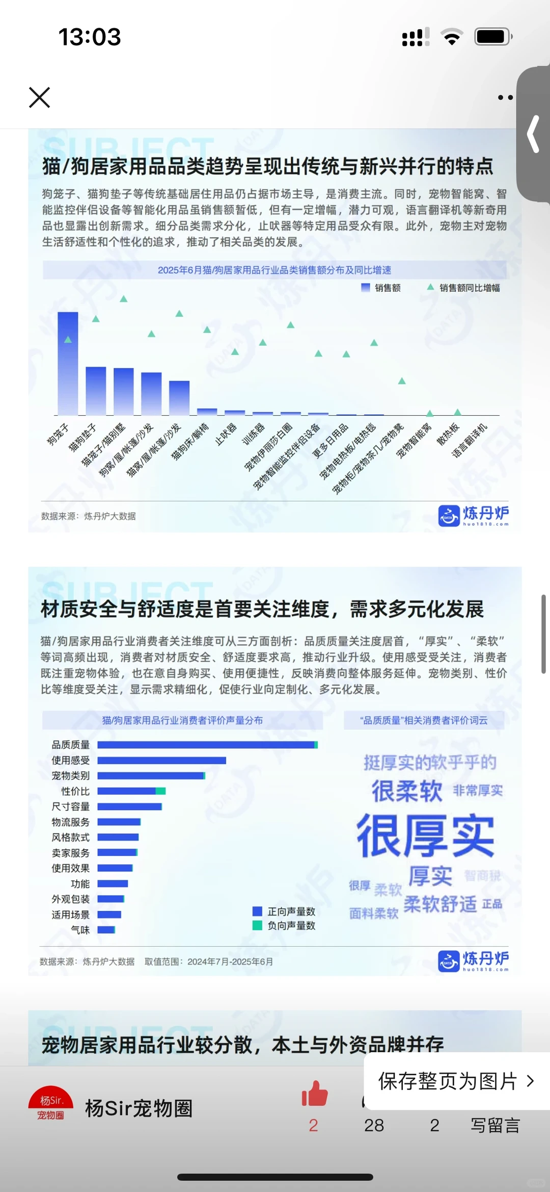 刚刚，最新宠物用品市场调研数据