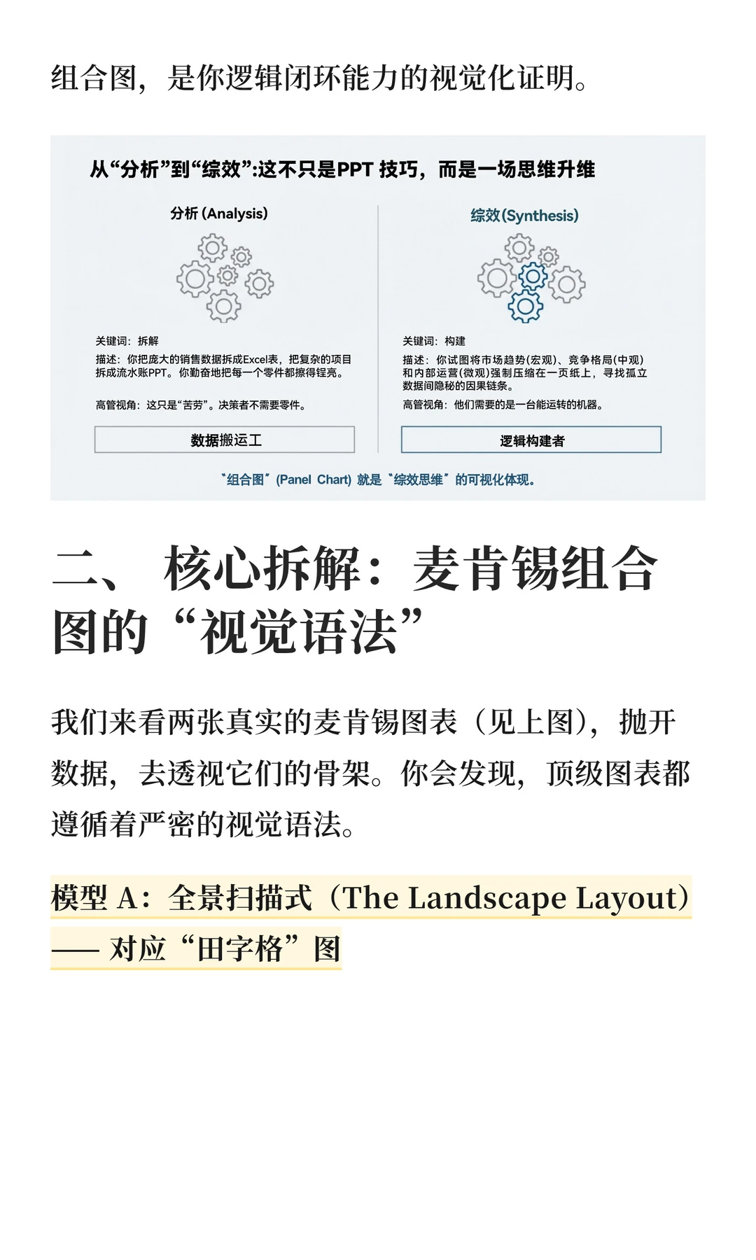 麦肯锡：组合图做得乱，是因为逻辑没想通