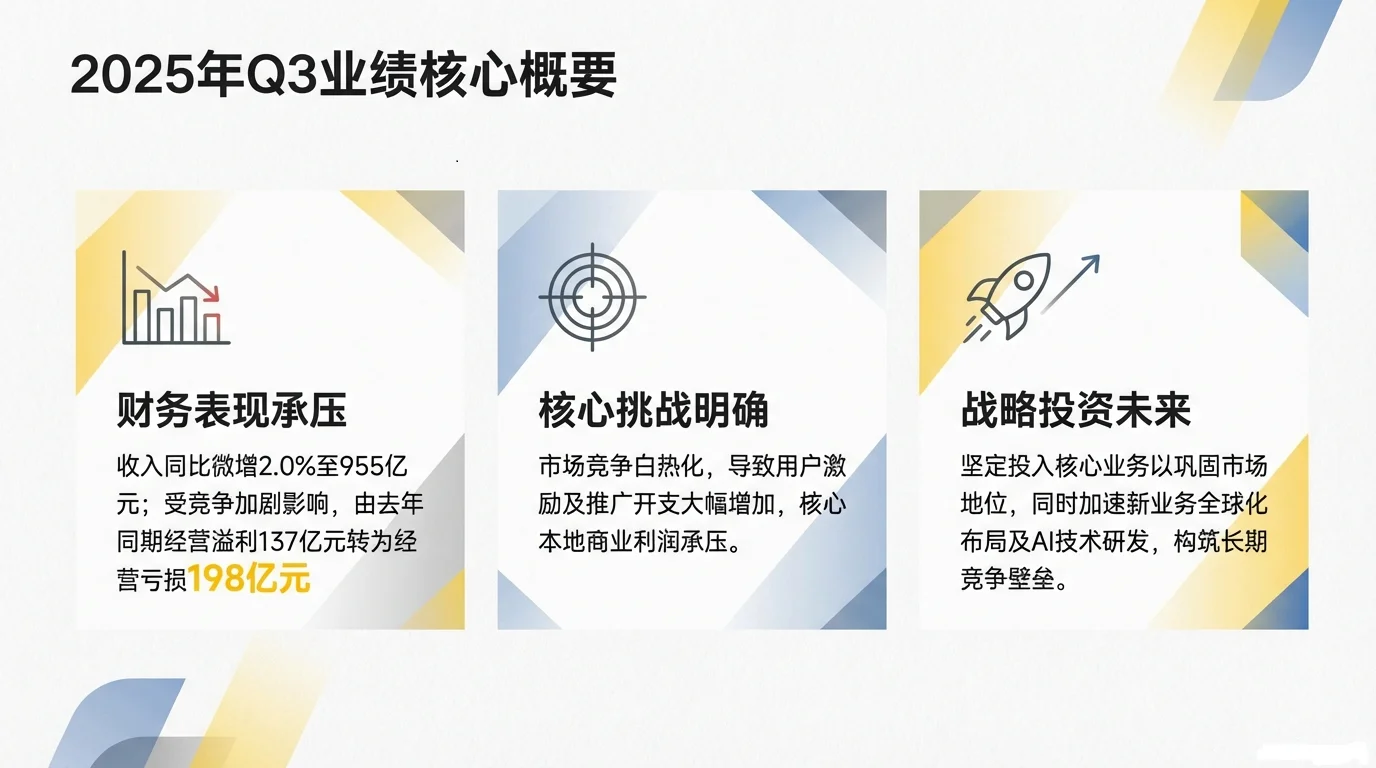美团2025年第三季度财报