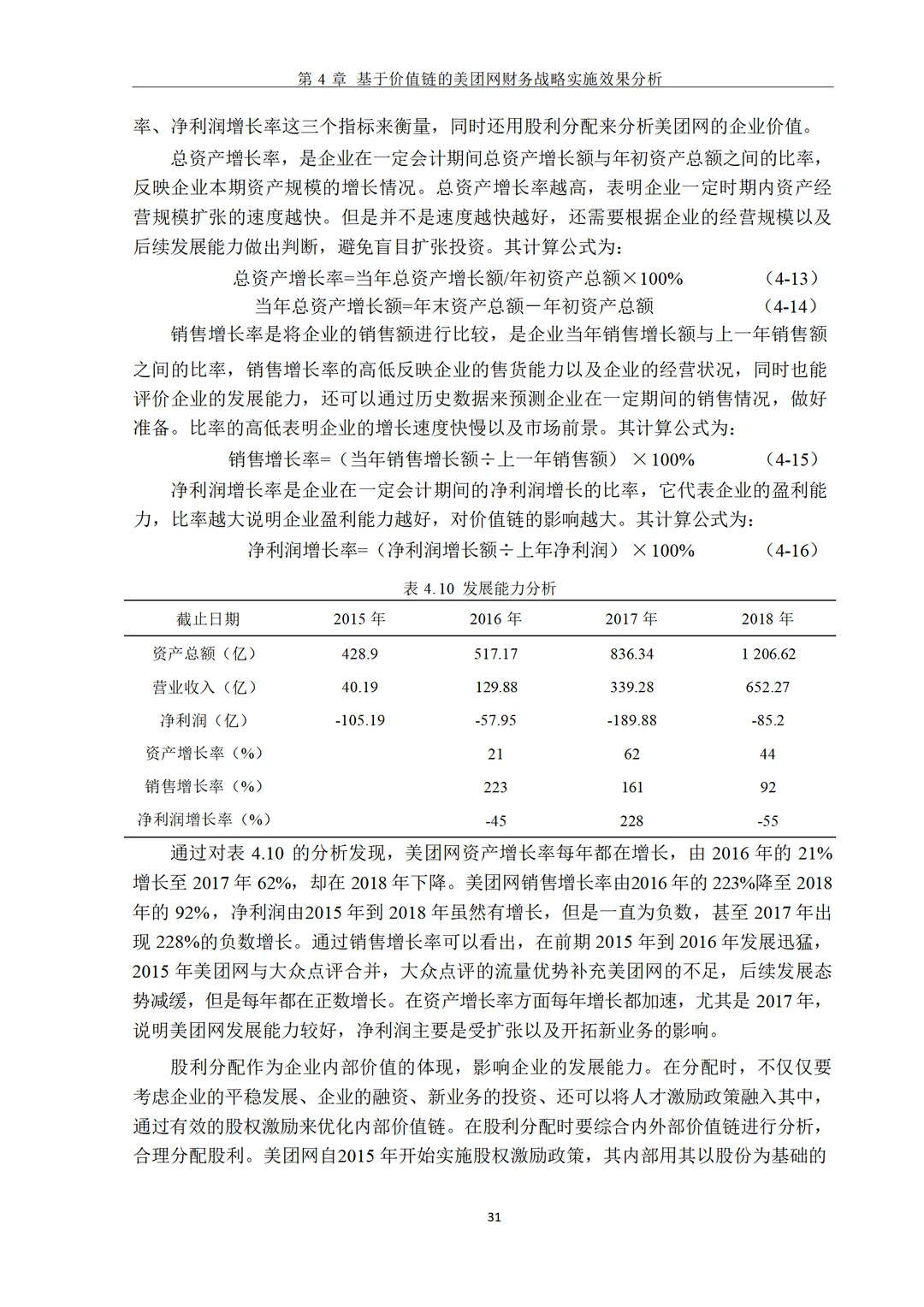 基于价值链的美团网财务战略研究