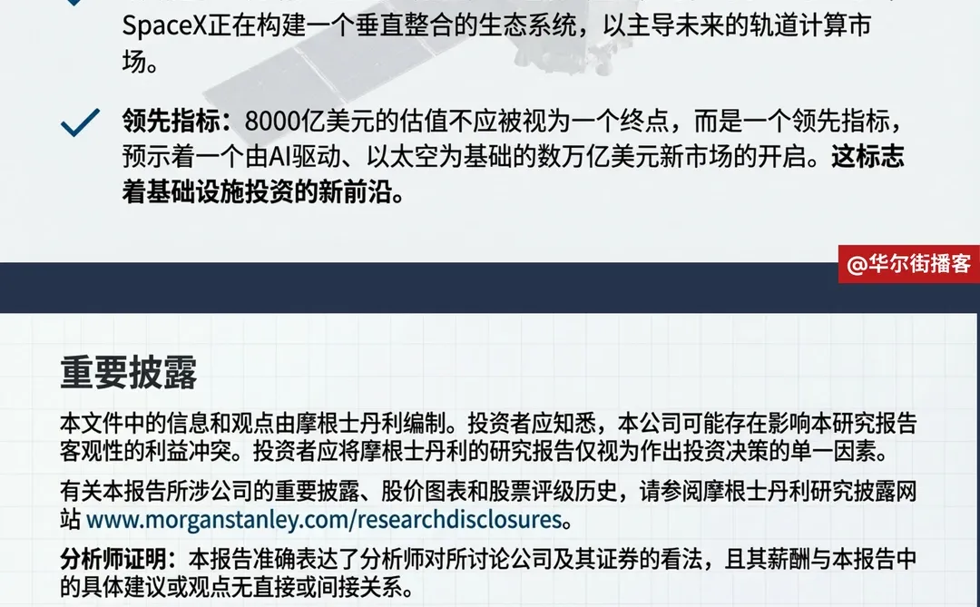 摩根看好SpaceX,估值冲8000亿美元