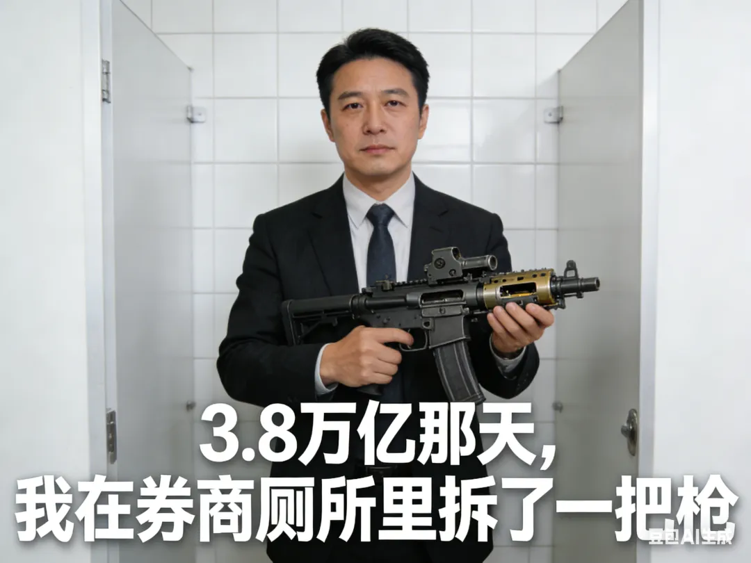 3.8万亿那天,我在券商厕所里拆了一把枪
