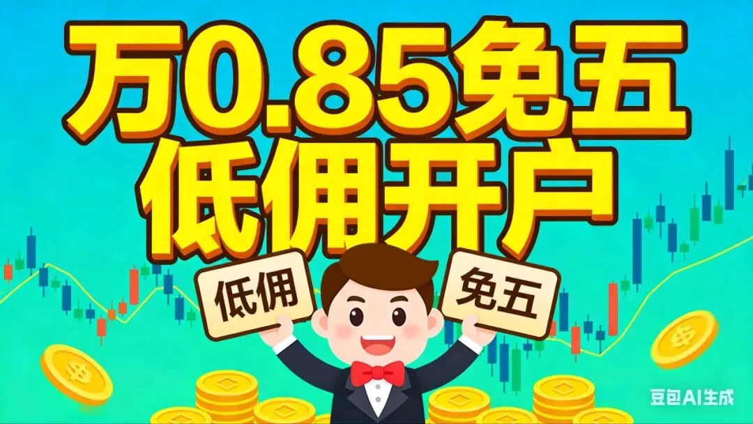 最新券商打响“佣金战”,万一免五,万0.85免5开户,多家券商名单汇总2026最新