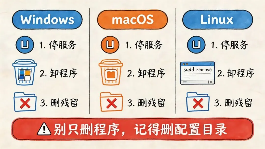 OpenClaw 惹到谁了?券商安全团队开始严查公司内部安装,教你如何完全卸载你的龙虾(macOS/Linux/Windows),劲省499