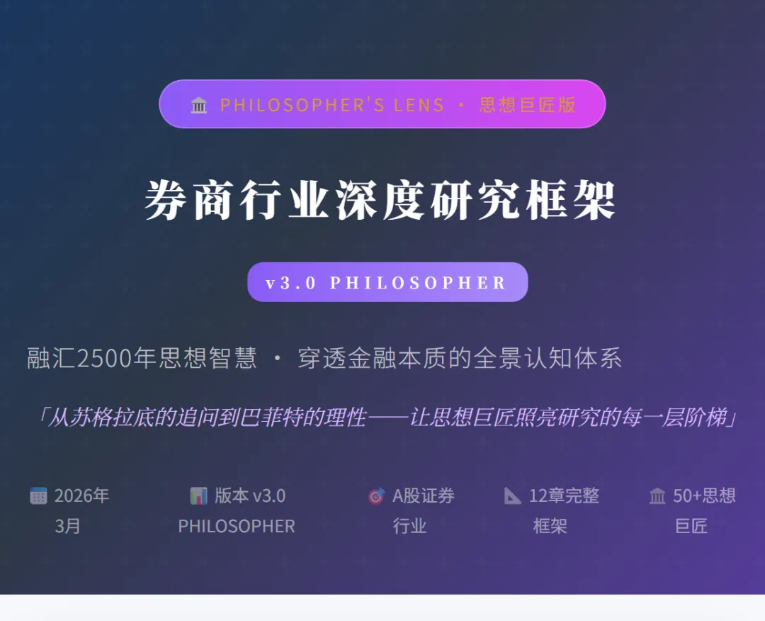 深研录:券商行业深度研究框架_2026