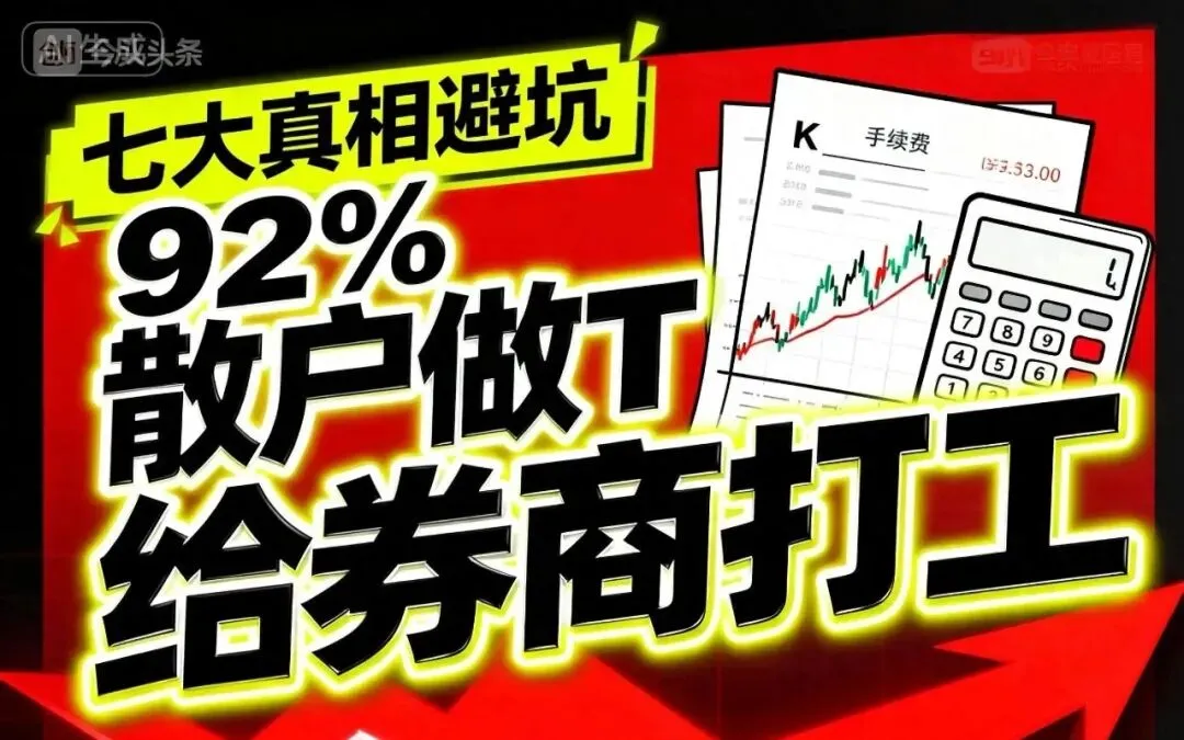 看清做T的七个真相:92%的散户都在给券商打工