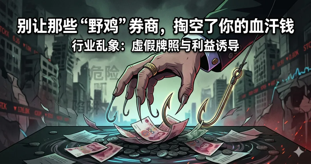 别让那些“野鸡”券商,掏空了你的血汗钱 