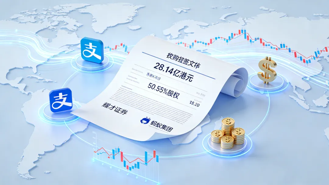 28亿拿下香港老牌券商!蚂蚁集团正式“持牌出海”,全球财富版图迈出关键一步