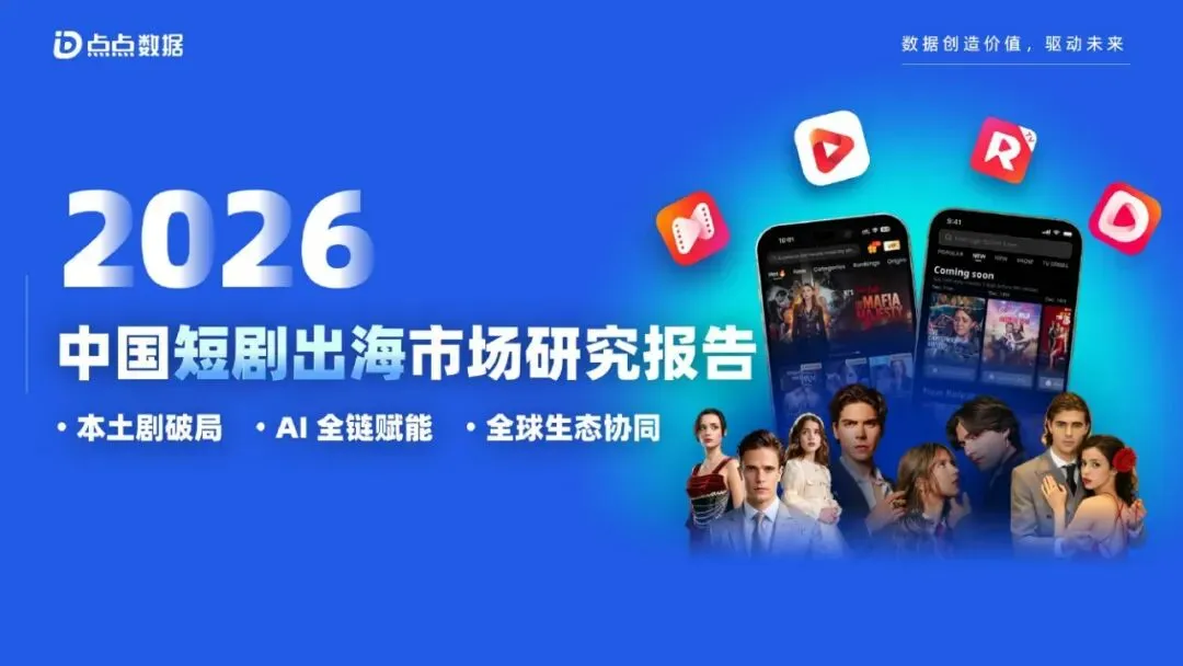 点点数据:2026中国短剧出海市场研究报告