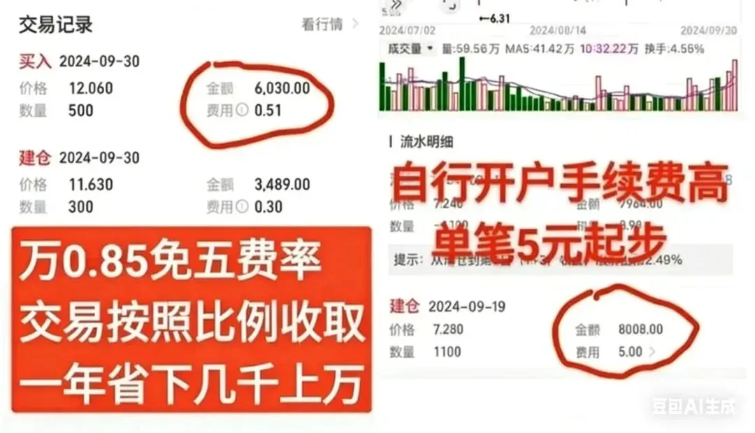 2026券商“佣金战”,万0.64免5开户,省钱的券商来啦!!!