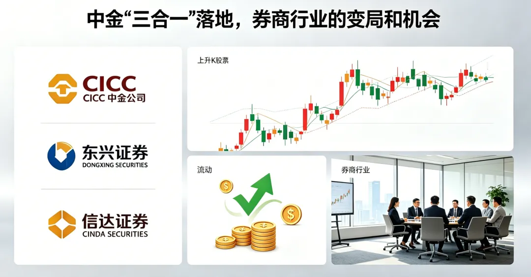 中金“三合一”落地,券商行业的编剧和机会