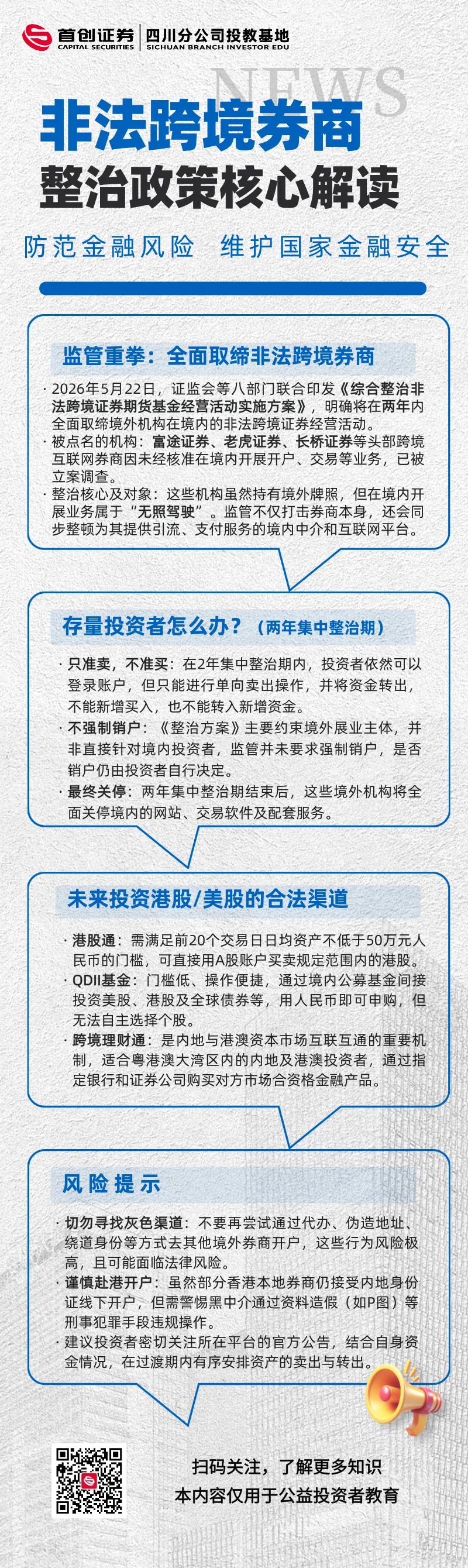 【防非宣传月】非法跨境券商整治政策核心解读