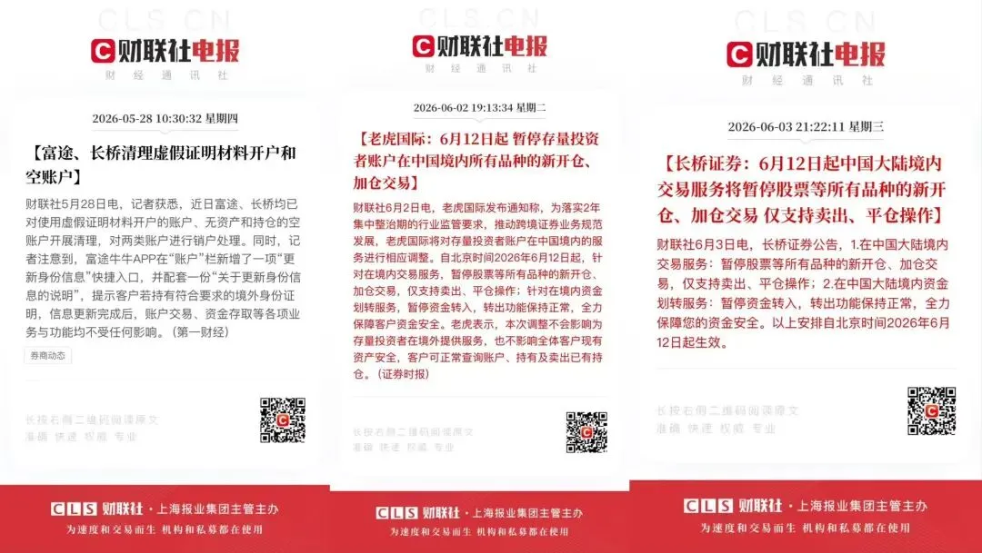 6.3 港股券商即将限制内地投资者交易