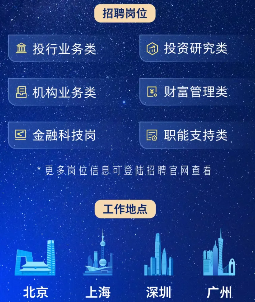 券商、公募基金实习-有量化、有暑期、有远程