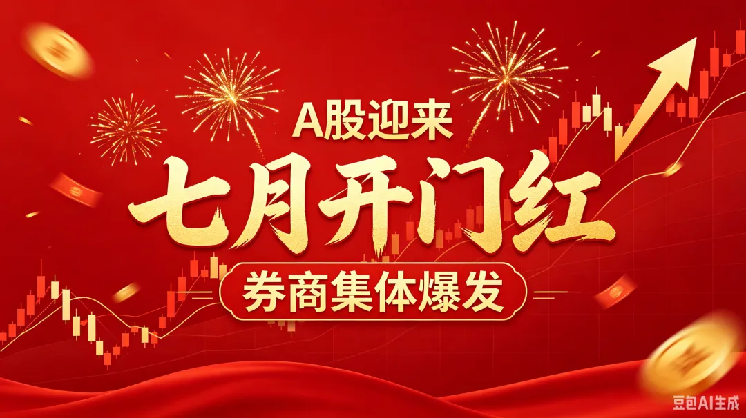 A股迎来七月开门红!券商集体爆发,“牛市旗手” 为何突然引爆?