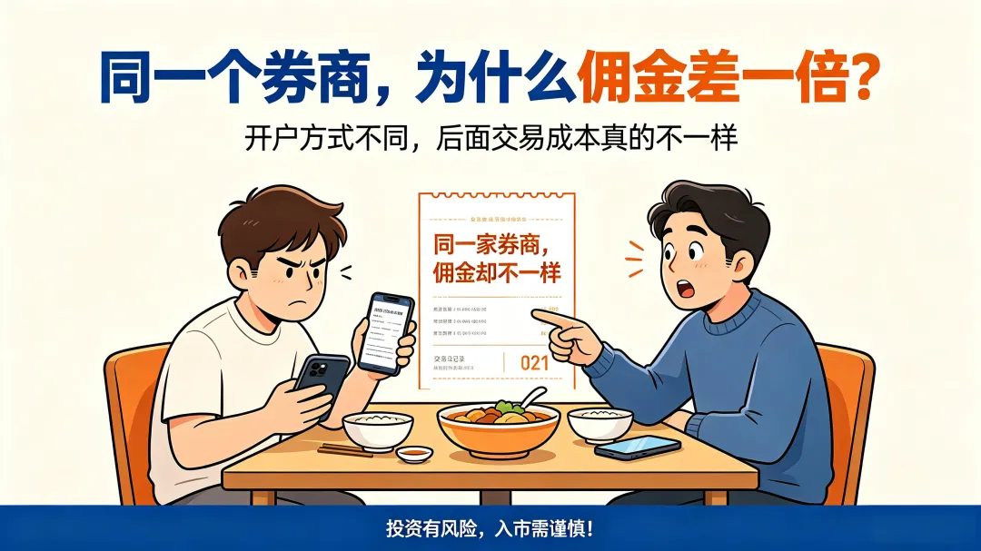 股票开户两年,换了三家券商,我终于搞明白了佣金是怎么回事!