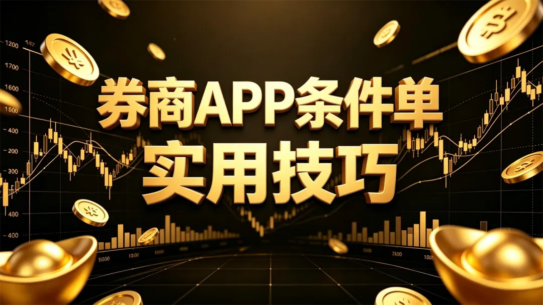 券商 APP 条件单使用技巧